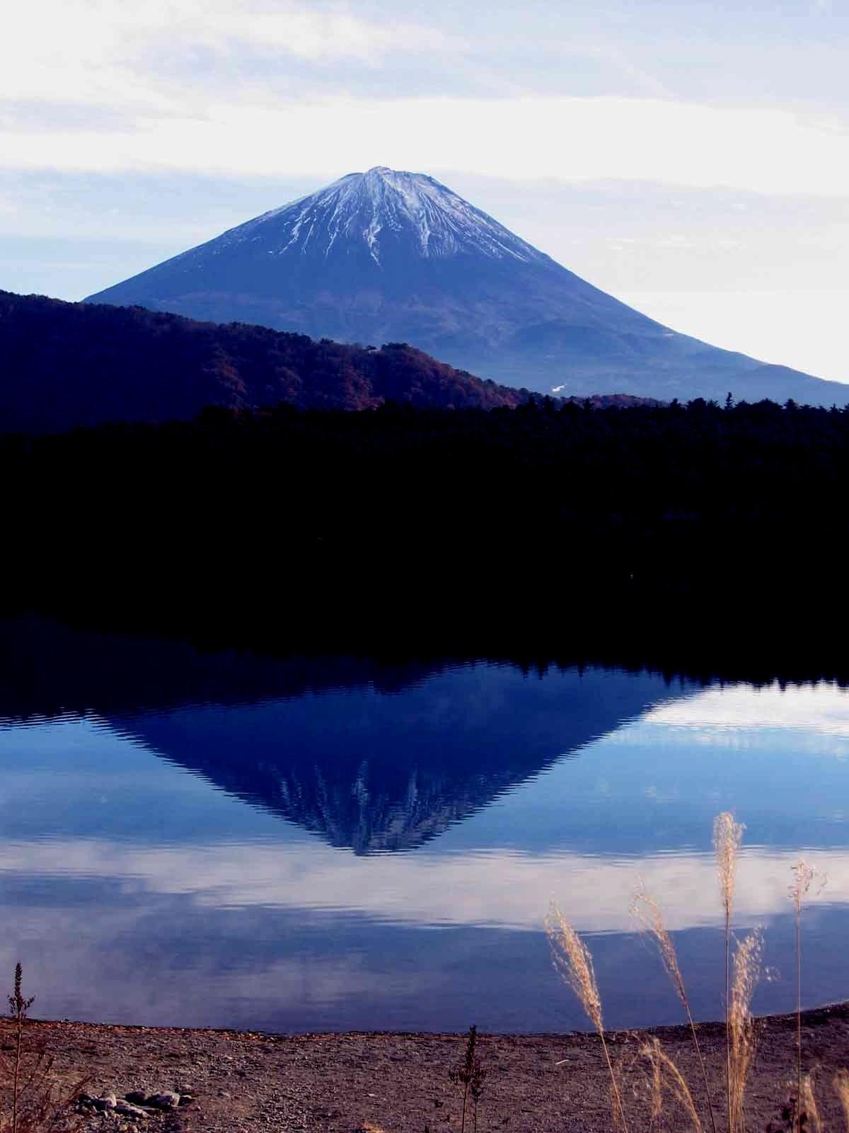 Mount Fuji (Island of Honshū, Japan).