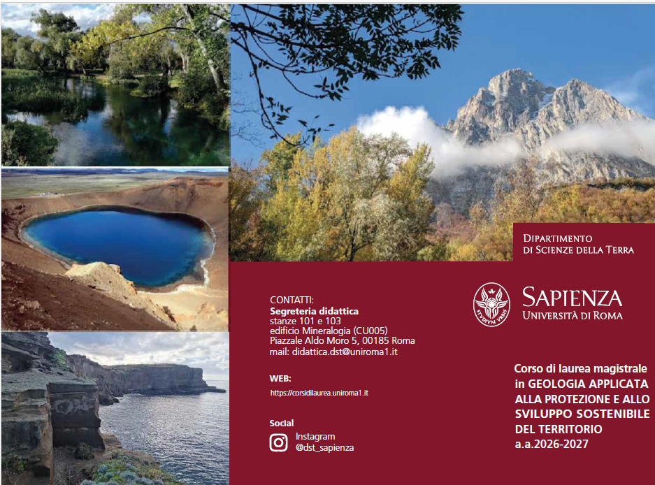 Locandina di Geologia applicata alla protezione.... Locandina di Geologia applicata alla protezione....