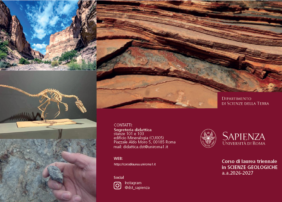 Locandina Scienze Geologiche Locandina Scienze Geologiche