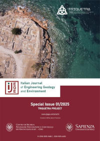 Copertina della rivista Italian Journal of Engineering Geology and Environment